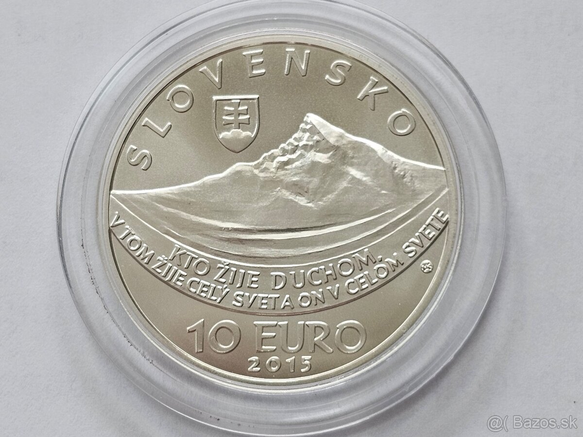 Predám 10€ 2015 Ľudovít Štúr – BK / UNC kvalita - 4