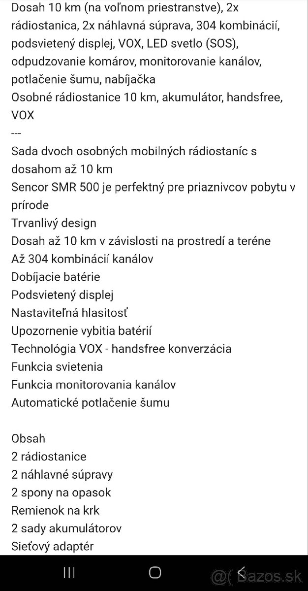 Predám súpravu vysielačiek - 4