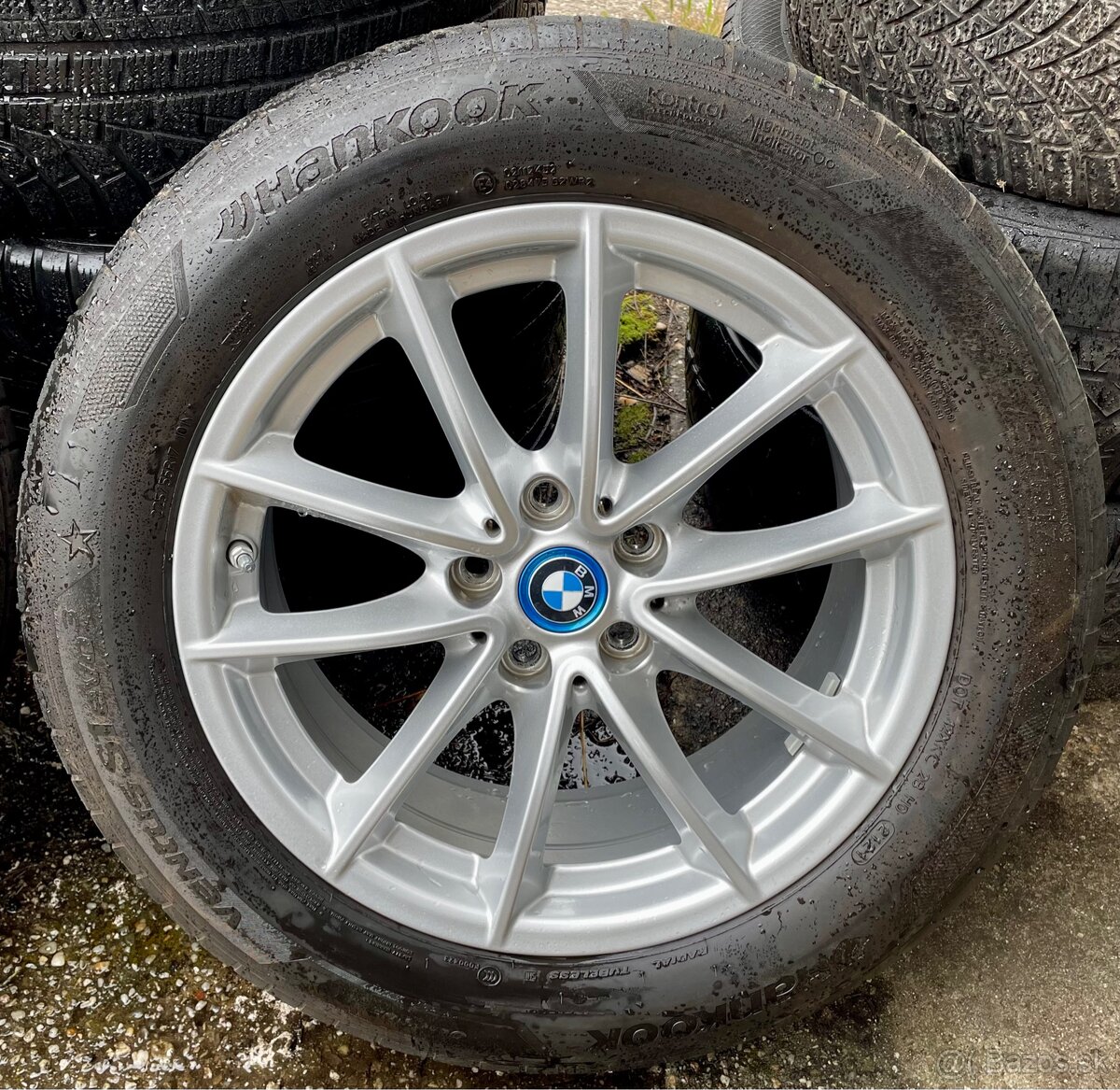 5x112 R17 7,5J ET27 BMW + 225/55 R17 letné (2021) - 4