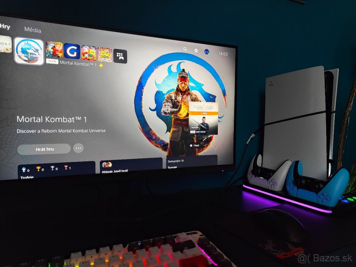 Play Station 5 Slim (blue ray) 1Tb - 4