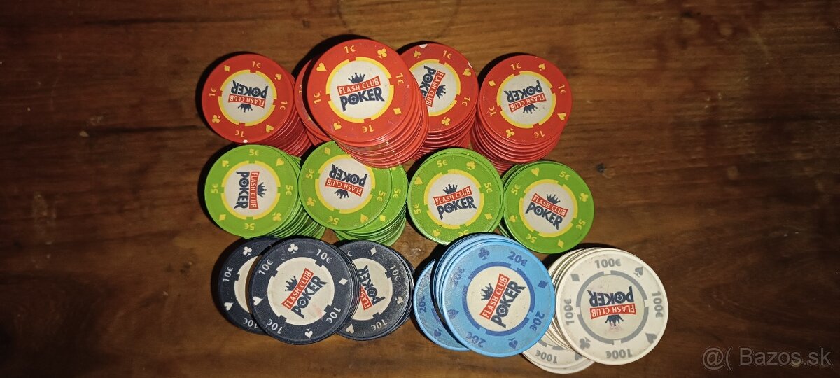 Predám keramické žetòny na poker alebo iné casino hry - 4