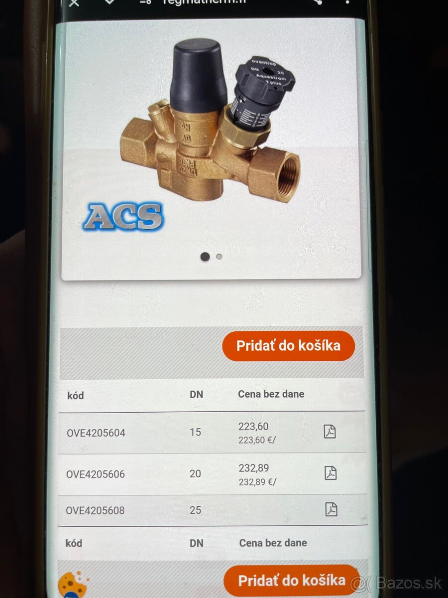 Termostaticky regulacny ventil (2x) - 4