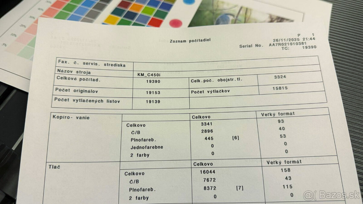 Konica Minolta C450i - farebna A3 - 4