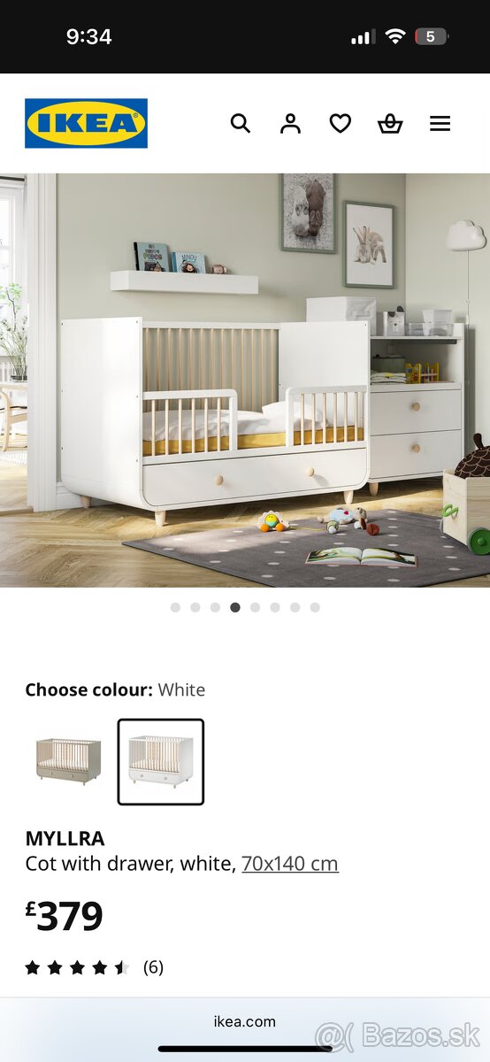 Ikea Myllra postieľka - 4