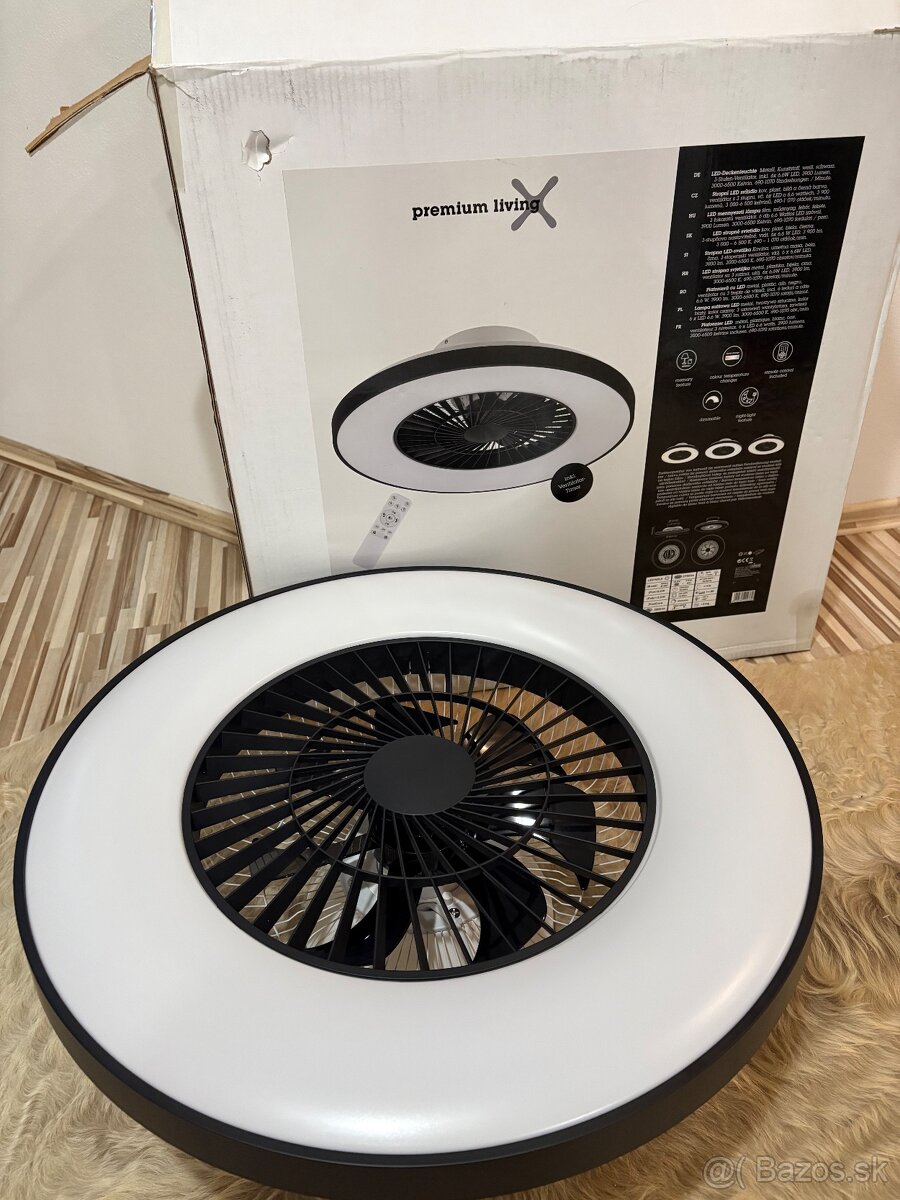 LED stropné svetlo s ventilátorom - 4