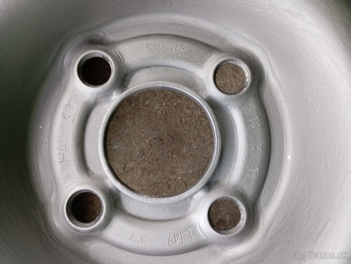 4x100 r13 plechové disky - 4