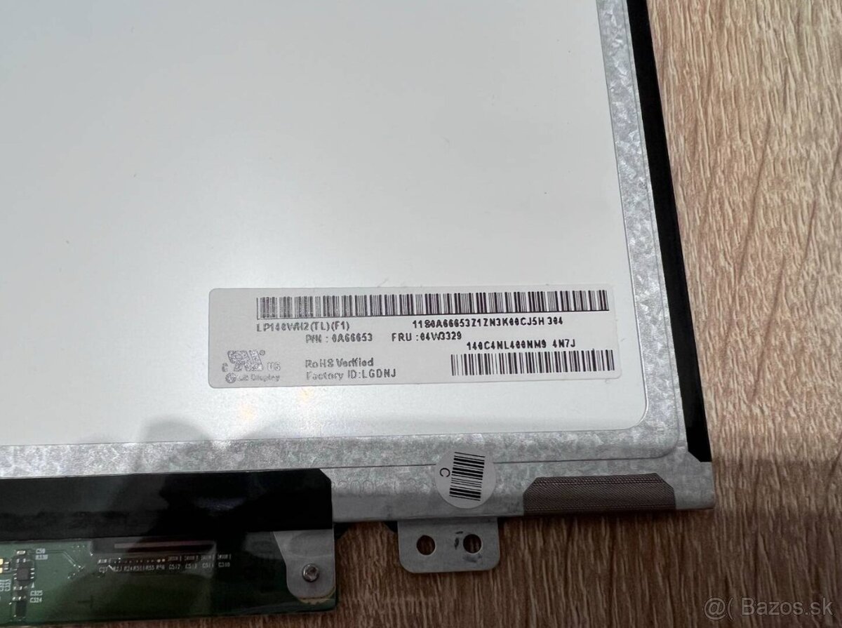 LCD do notebooku 14"LED SLIM 40 pinn - 4