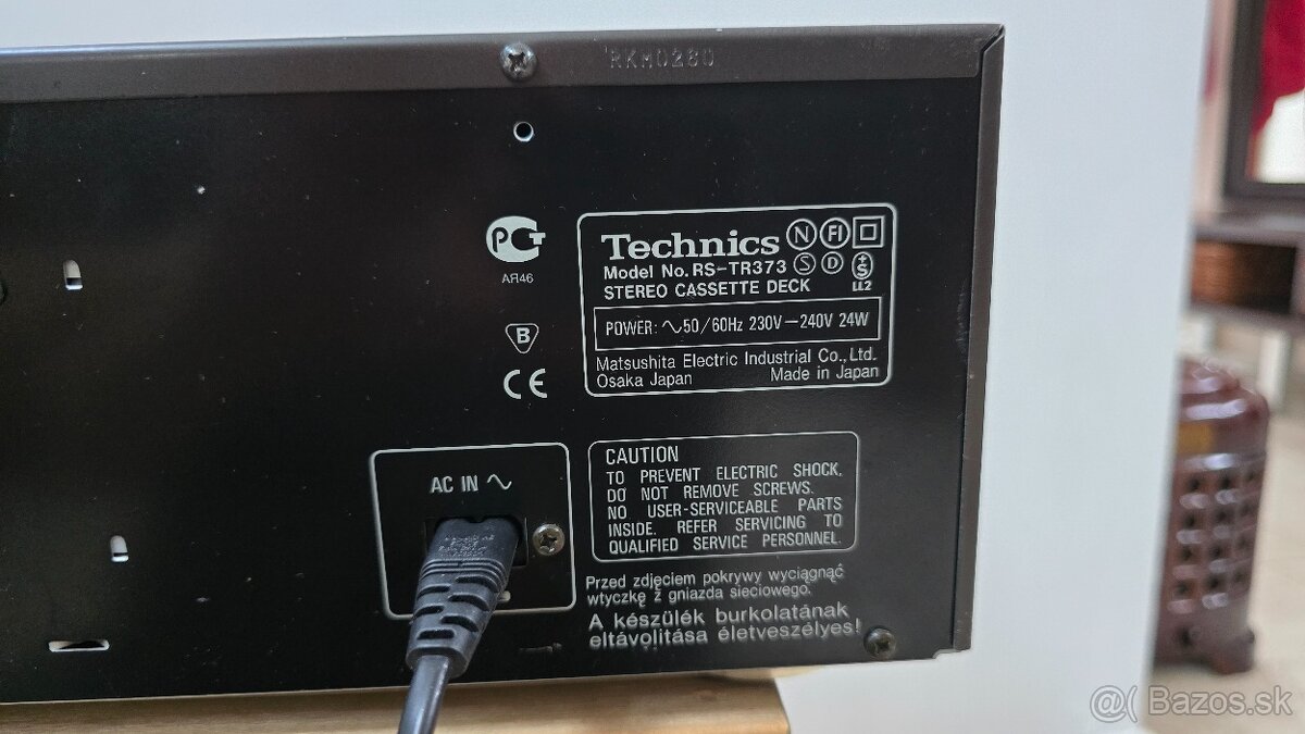 TECHNICS RS-TR373 KAZ. DECK po servise - 4