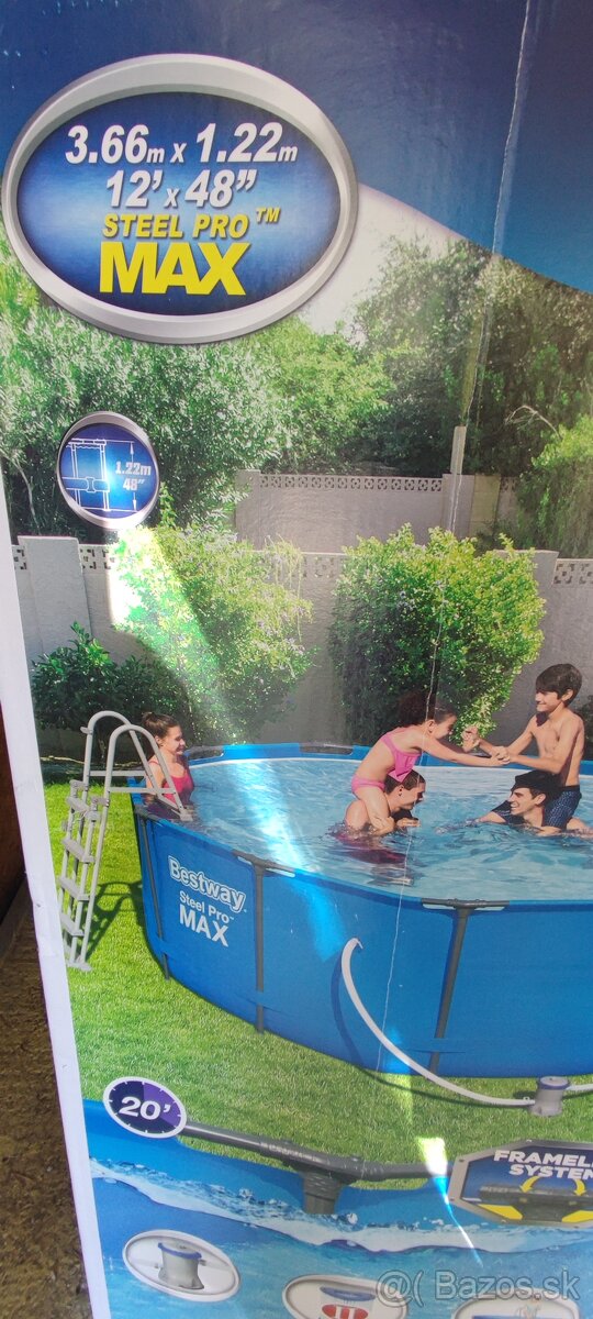 Nadzemný bazén Bestway 366x122cm - 4