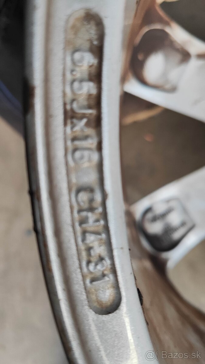 4x108 R16 Peugeot originálne elektróny - sada - 4