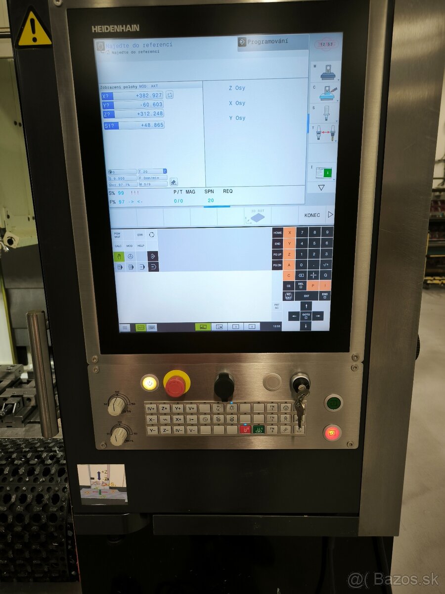 Vertikálne obrábacie centrum CNC FREZA MAS MCV 800 QUICK - 4