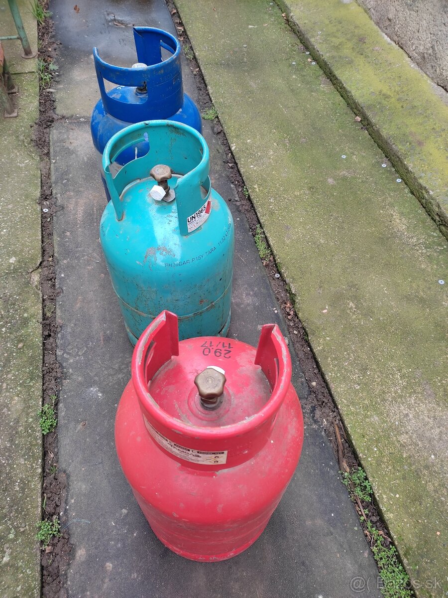 Propán butan fľaše. - 4
