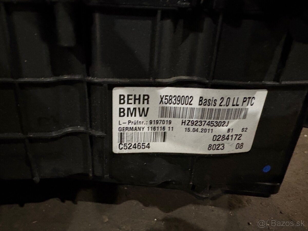 Kúrenie BMW F10/F11 - 4