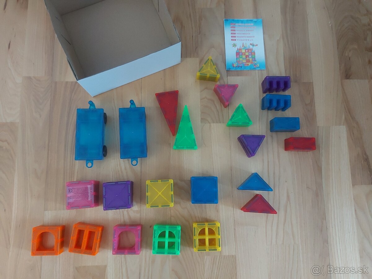 Magneticka stavebnica 100ks KLASIK - 4