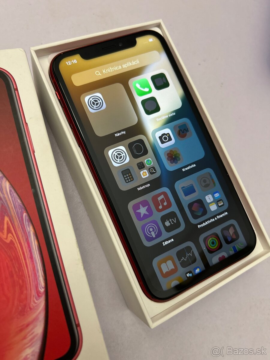 iPhone XR 64GB Red - 100% batéria - 4
