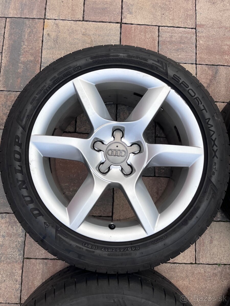 Orig. hliníkové disky Audi R17, 5x112 - 4