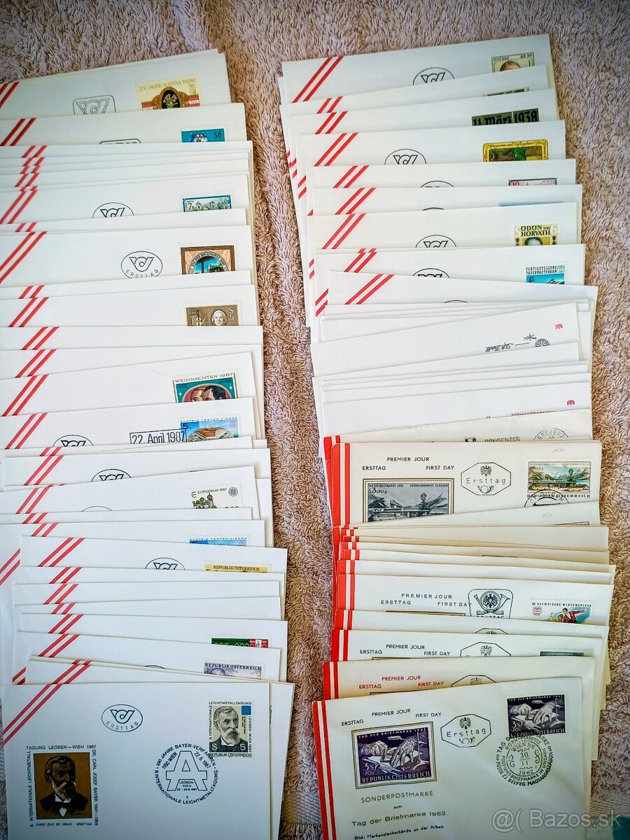 krabica FDC-Rakúsko +prešlá pošta - 4