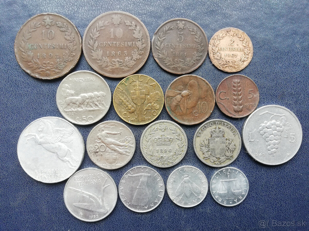 pamätné a staré mince Talianska + Chorvátsko - 4
