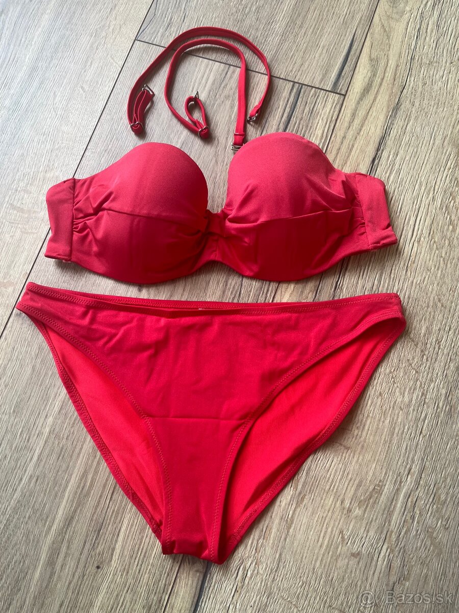 Plavky H&M červene - 4