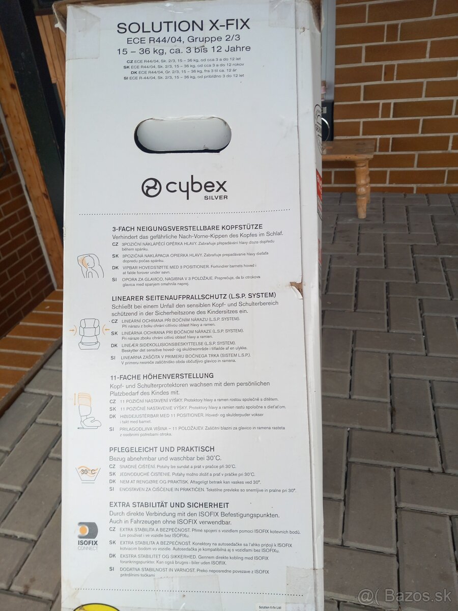 Autosedačka Cybex SILVER SOLUTION X-FIX - 4