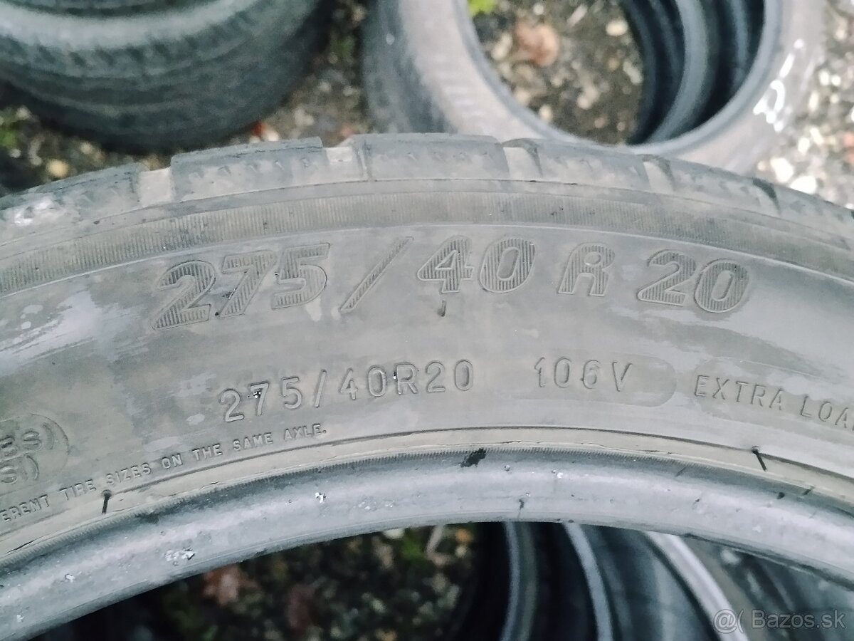 Zime 275/40 R20, 106V Michelin Pilot Alpin, 4 ks - 4