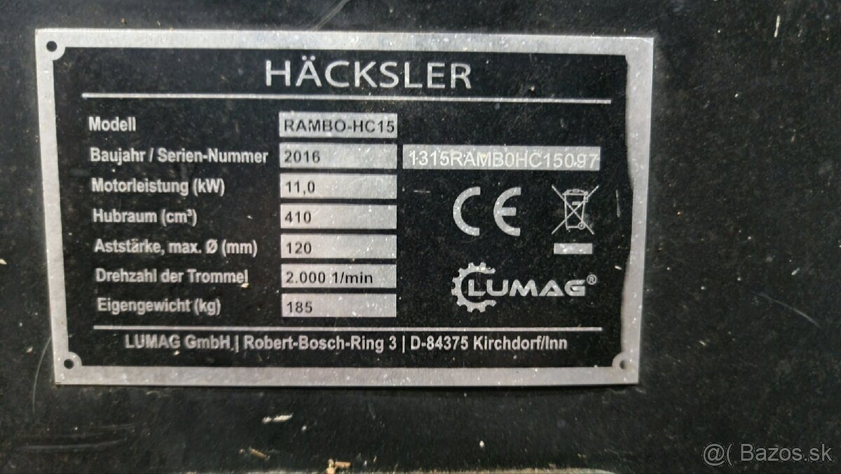 Štiepkovac LUMAG HC15 - 4