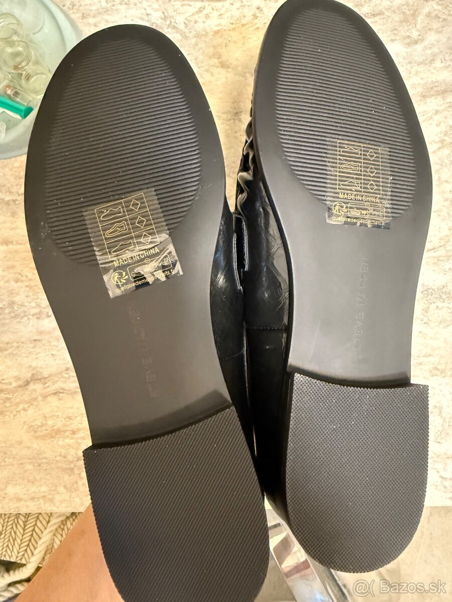 Kožené lakované poltopánky - 4