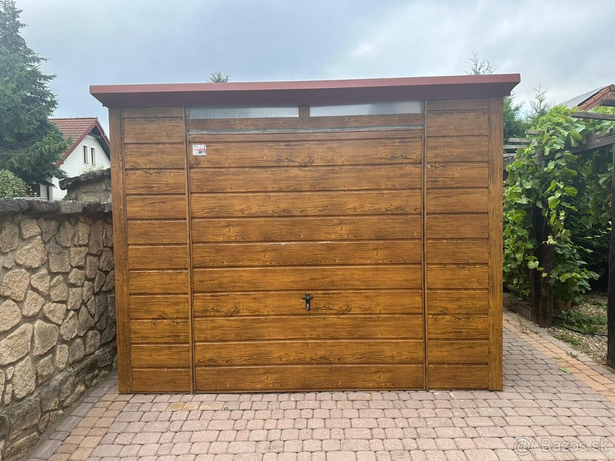 Plechová garáž 3x3m - 4