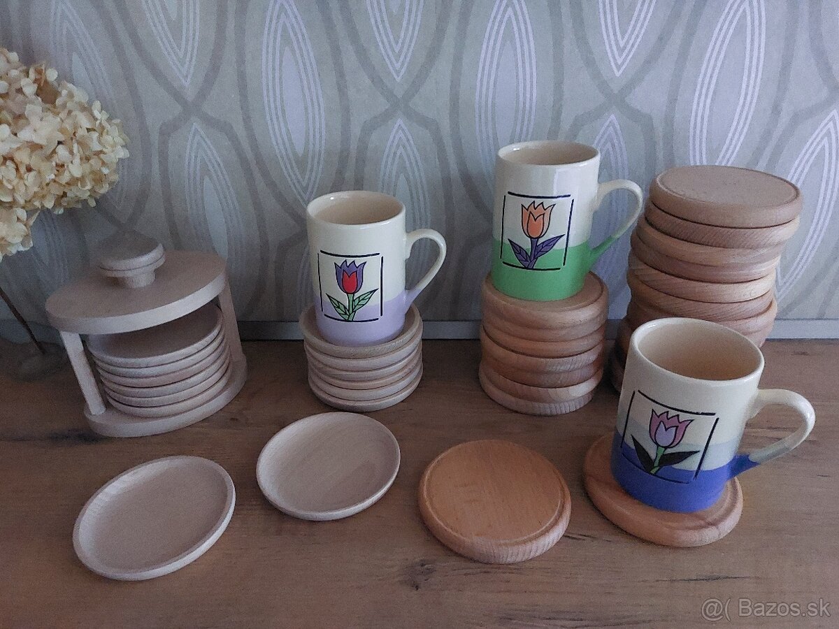 Drevené podšálky, podložky - 4