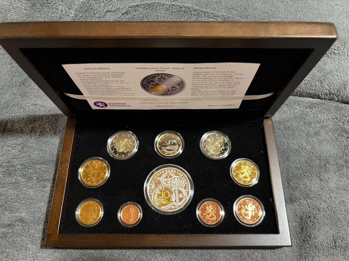 Finsko Proof sady minci - 4