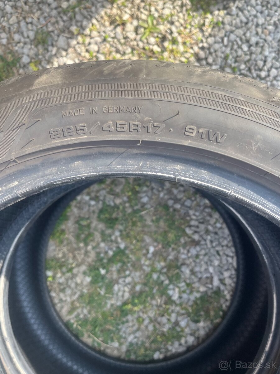 Predám Letné Pneu Goodyear Eagle F1 225/45 R17 - 4