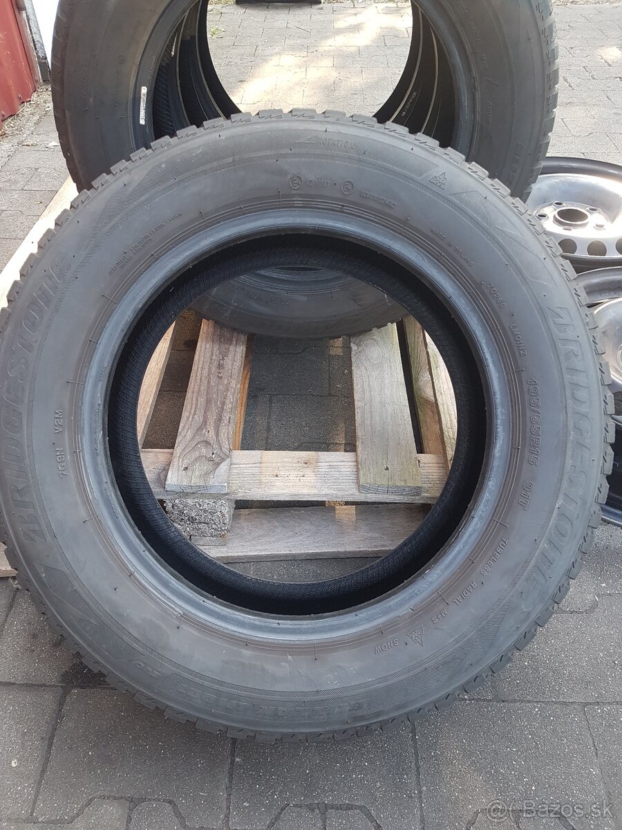 Zimne 195/65R15 disky 5x112 - 4