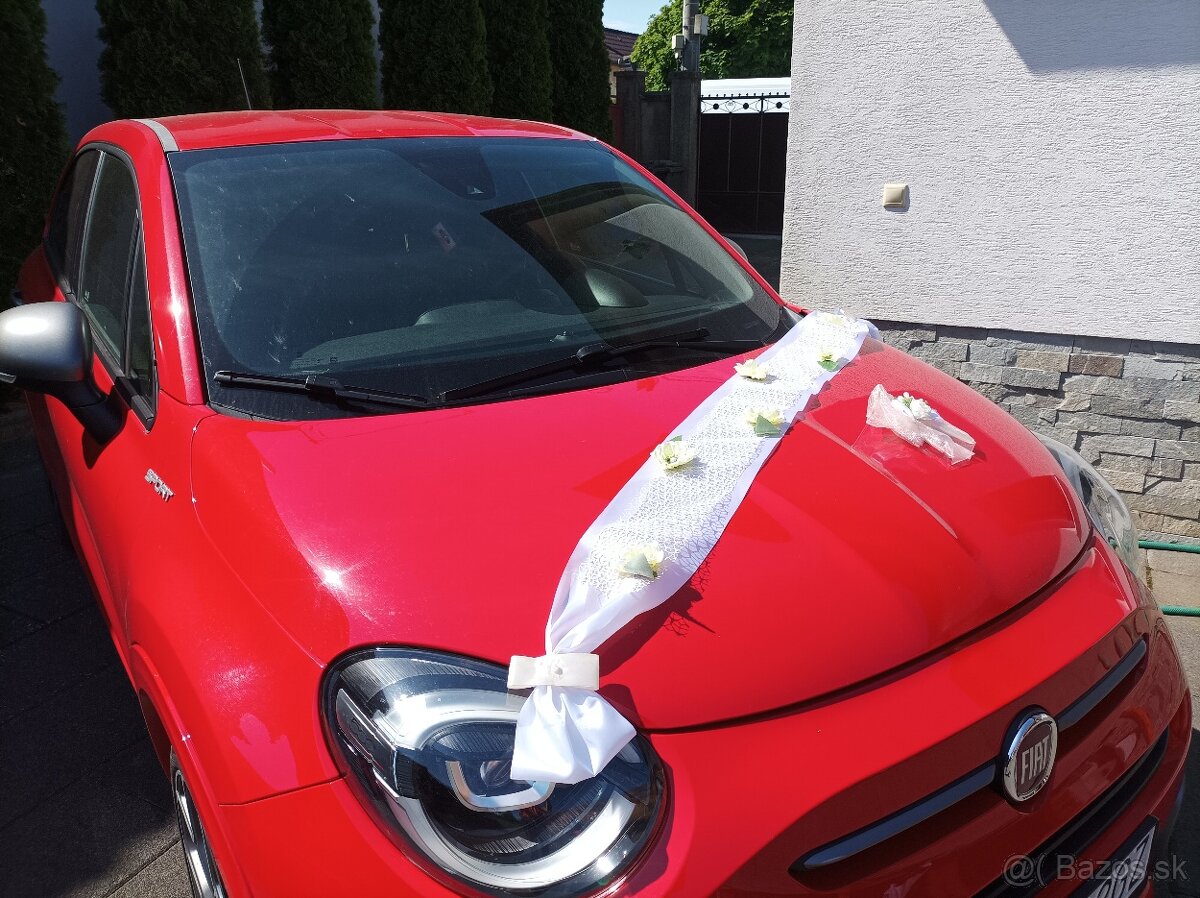 svadobná výzdoba na auto - 4