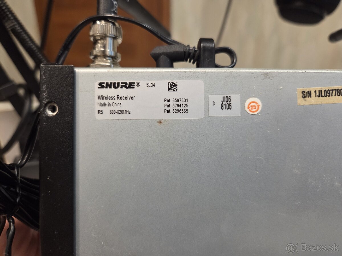 Predám Shure SLX (Beta 87A) - Bezdrôtový mikrofón (TOP STAV) - 4