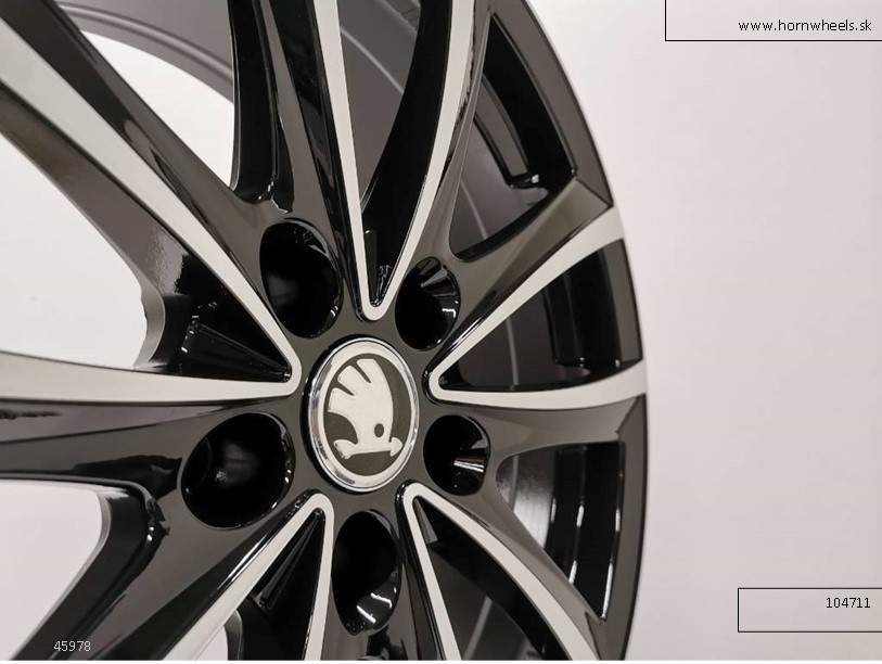 Škoda Octavia, Superb alu disky 7,5x17 5x112 ET52 1212 - 4