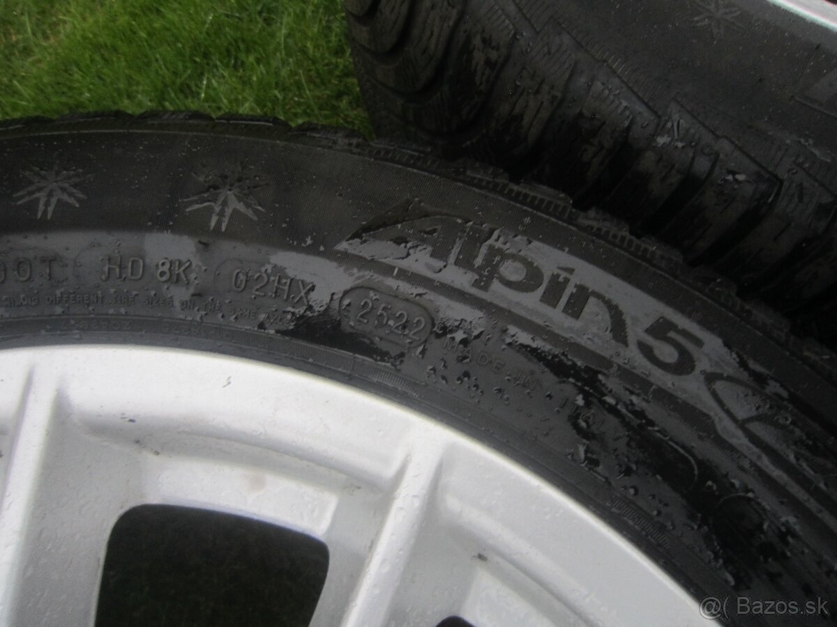 17" AL disky org. BMW5 2018 so zim. pneu 225/55R17 RFT - 4