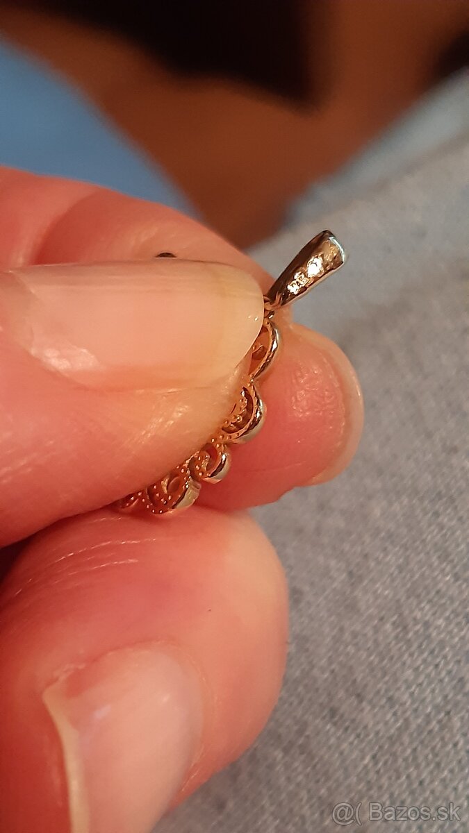 zlaty privesok 585 - 4