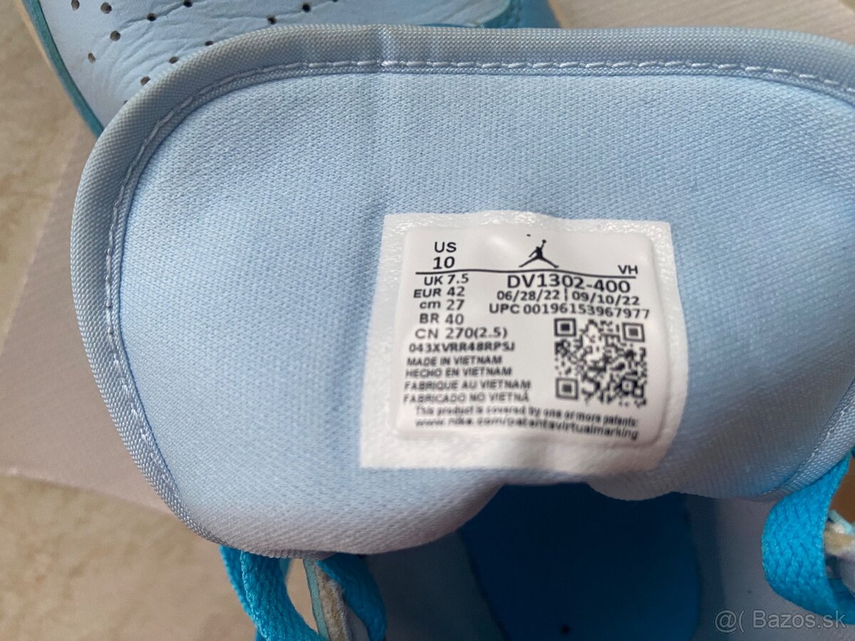 Nike air jordan ice blue - 4