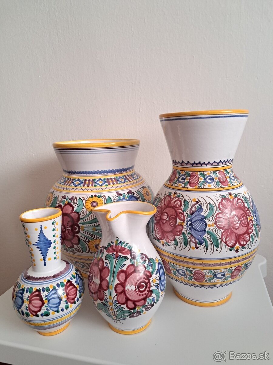 Predám vázy modranská majolika - 4