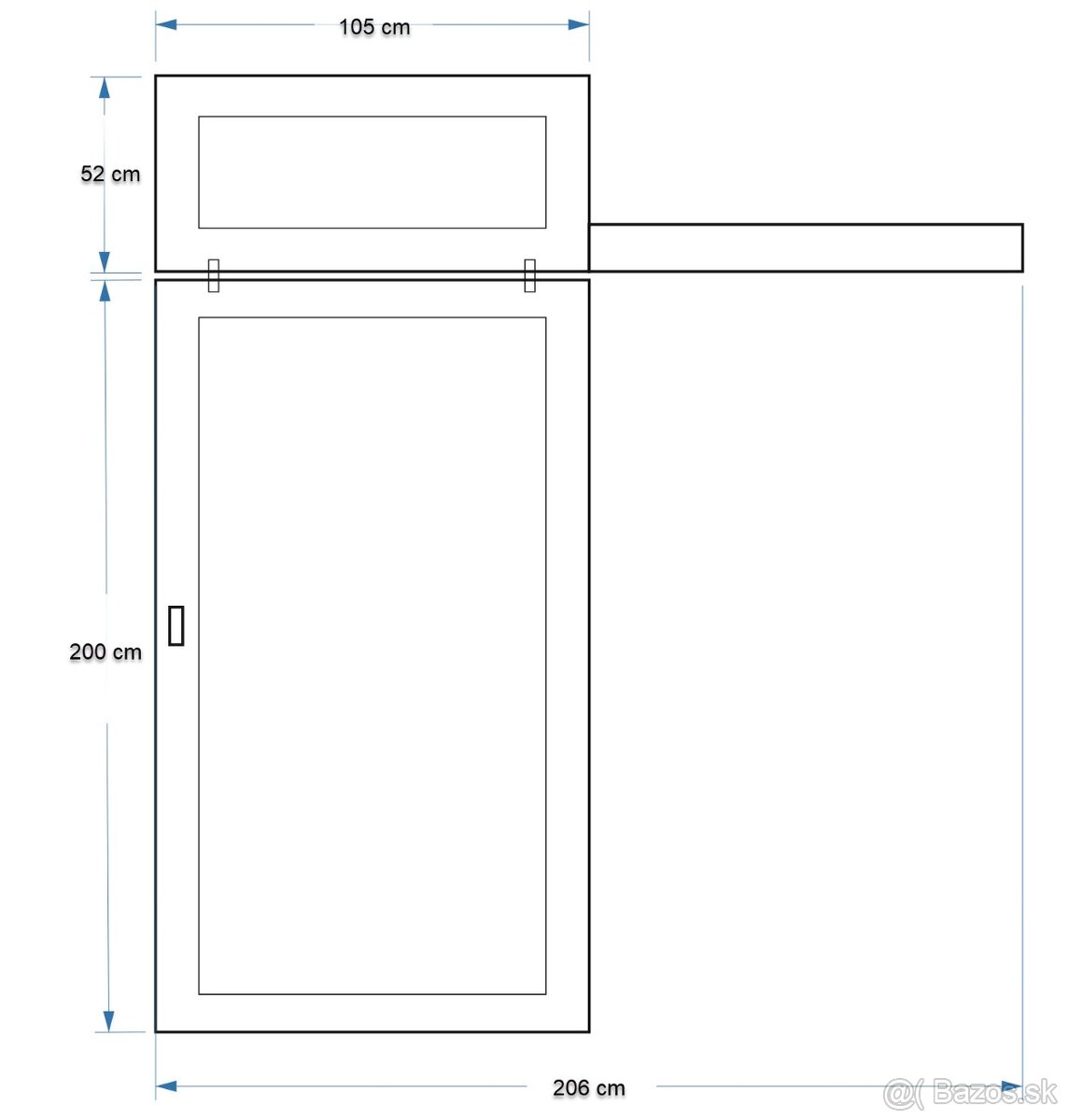 Posuvné zasúvacie dvere. - 4