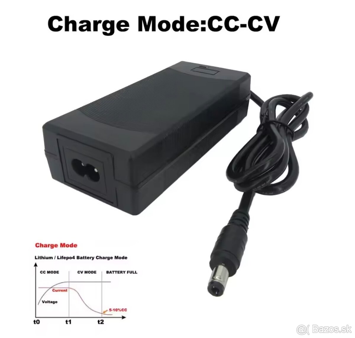 Nabíjačka 33,6V pre 29,6V 2,1 na 5,5 - 4