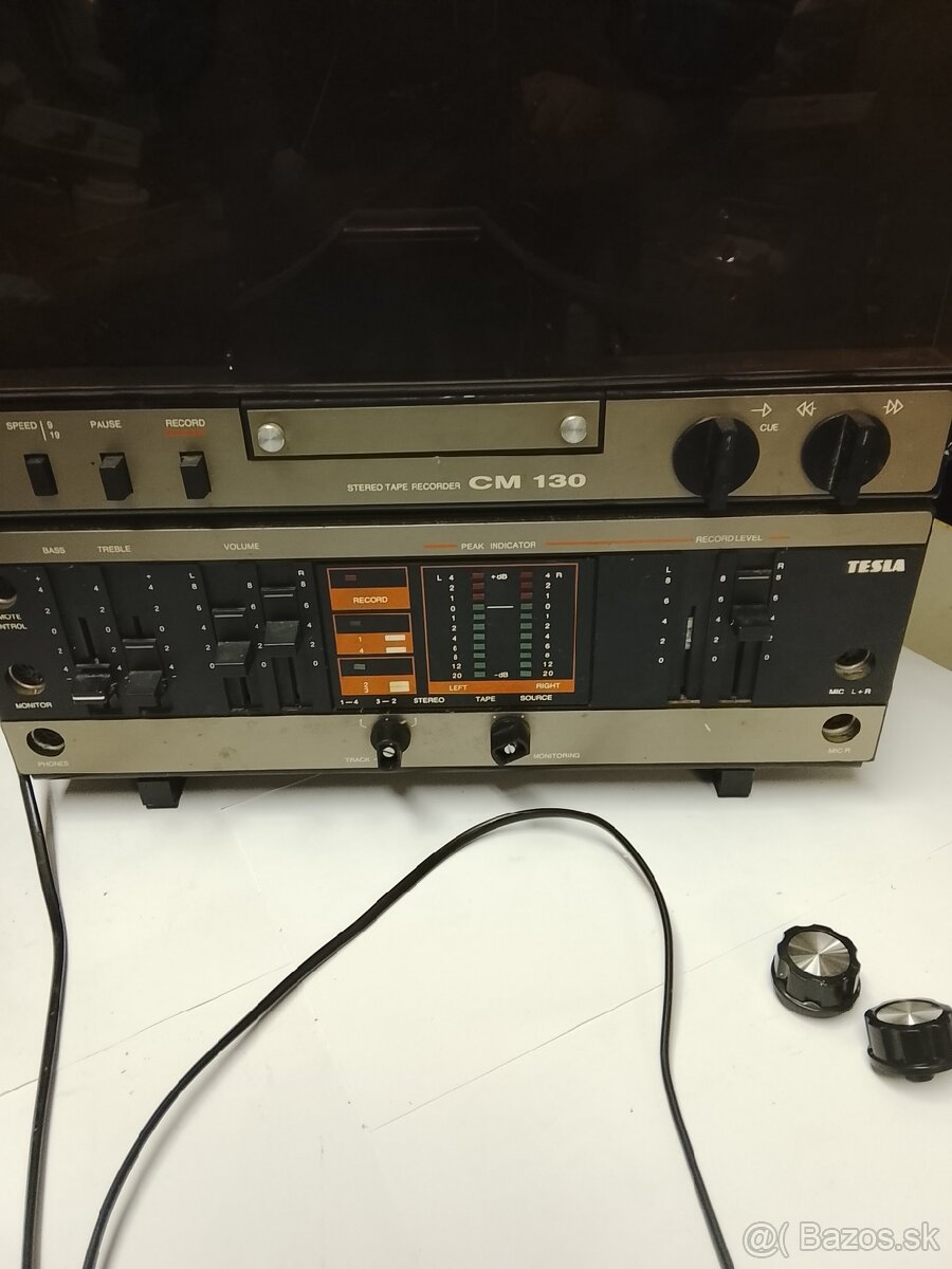 Kotúčový magnetofón Tesla Cm 130 - 4