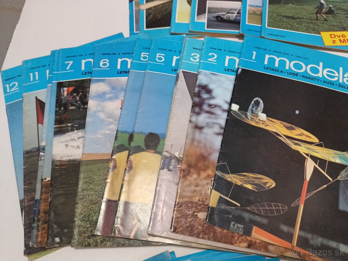 časopis Modelár 1979-1991, 58 čísiel - 4