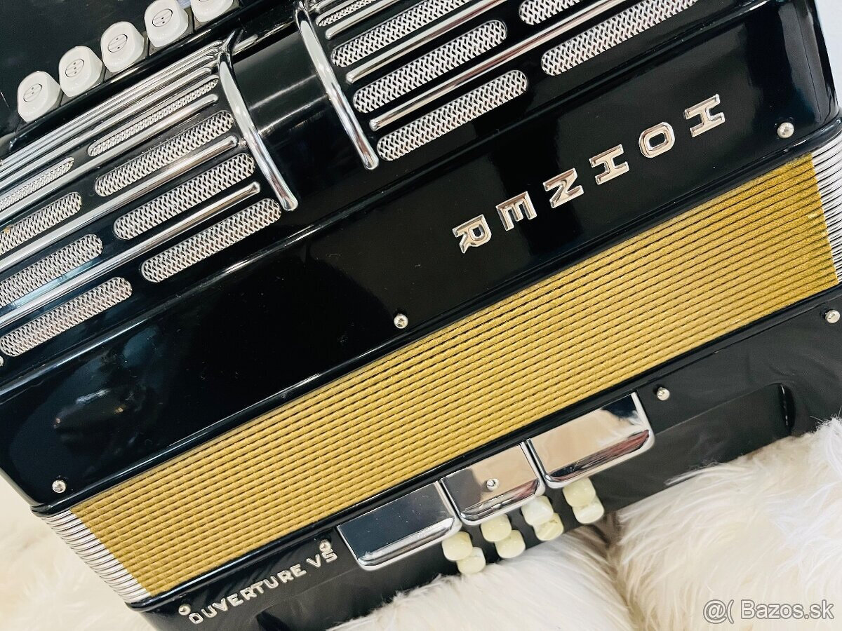 Predám nemeckú heligónku Hohner Overture V 5 hlasná, CF + po - 4