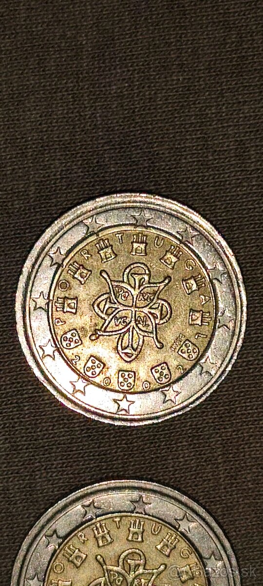 2 eurove vzacne mince - 4