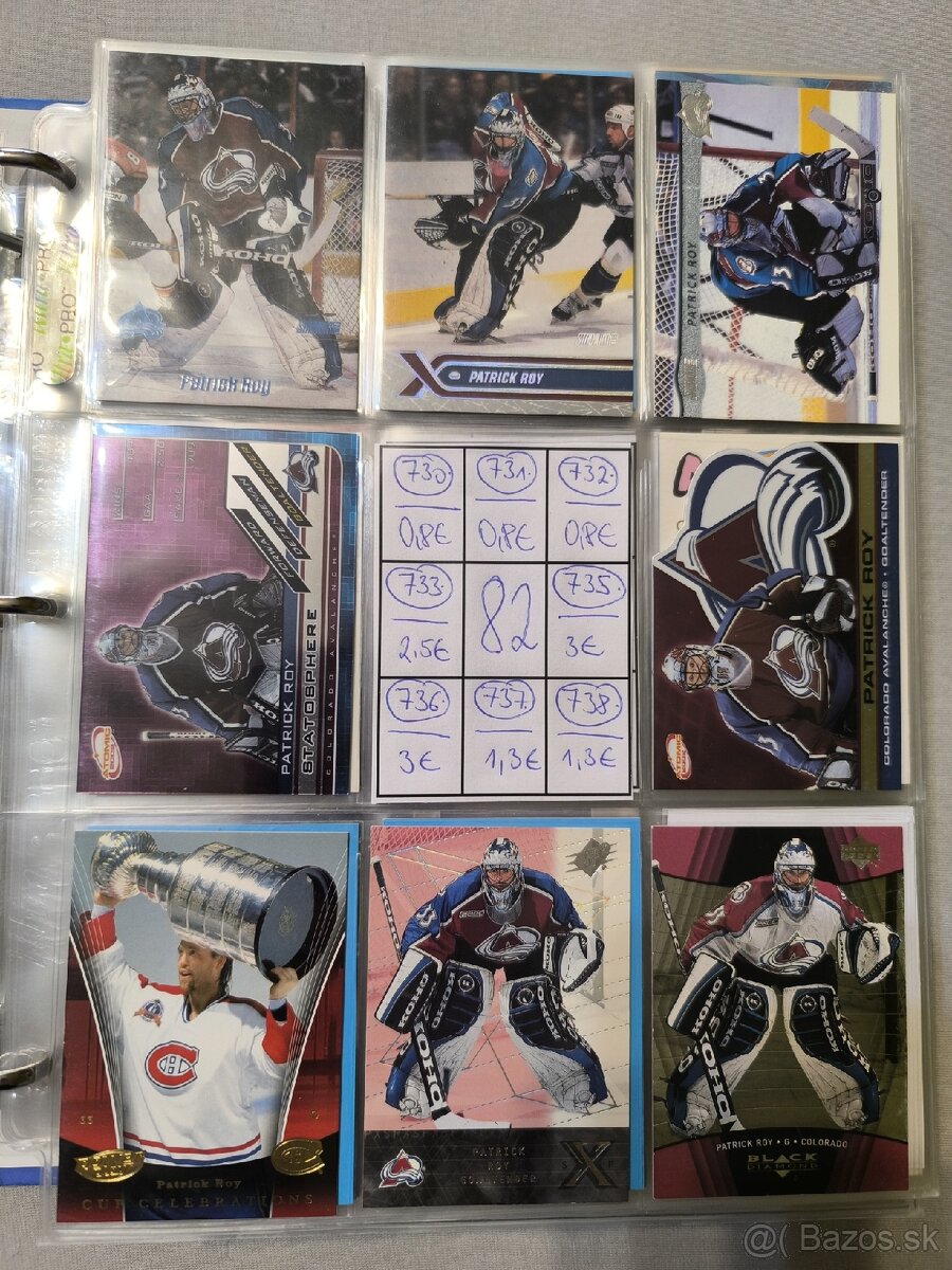 Hokejové kartičky - Patrick Roy 4 - 4