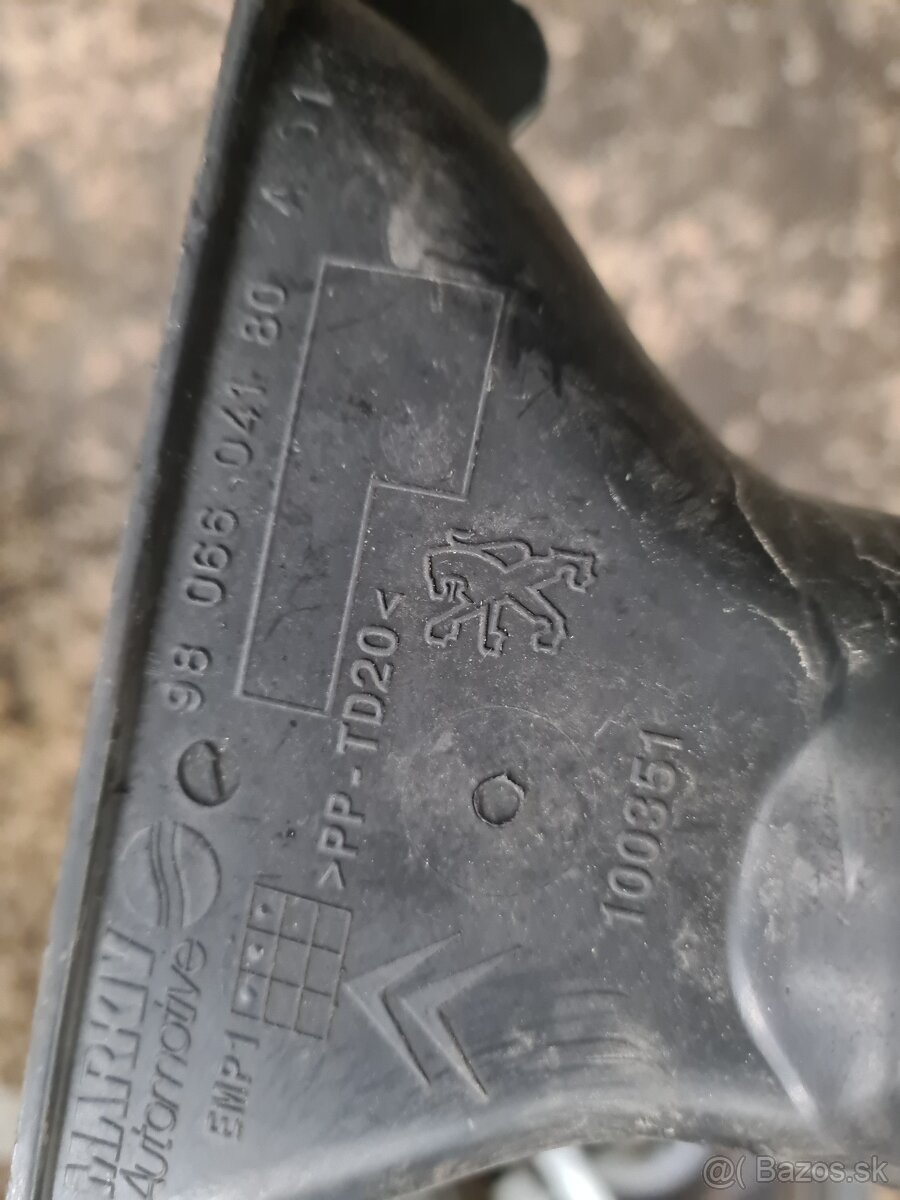 Hadice a kryty Peugeot 308 1.6 HDi - 4