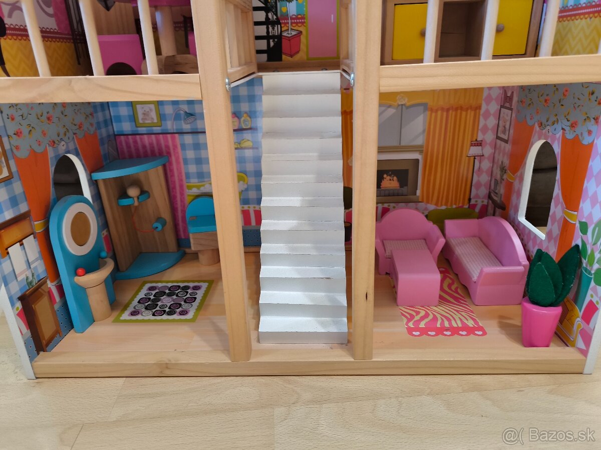 Drevený domček pre bábiky - 4