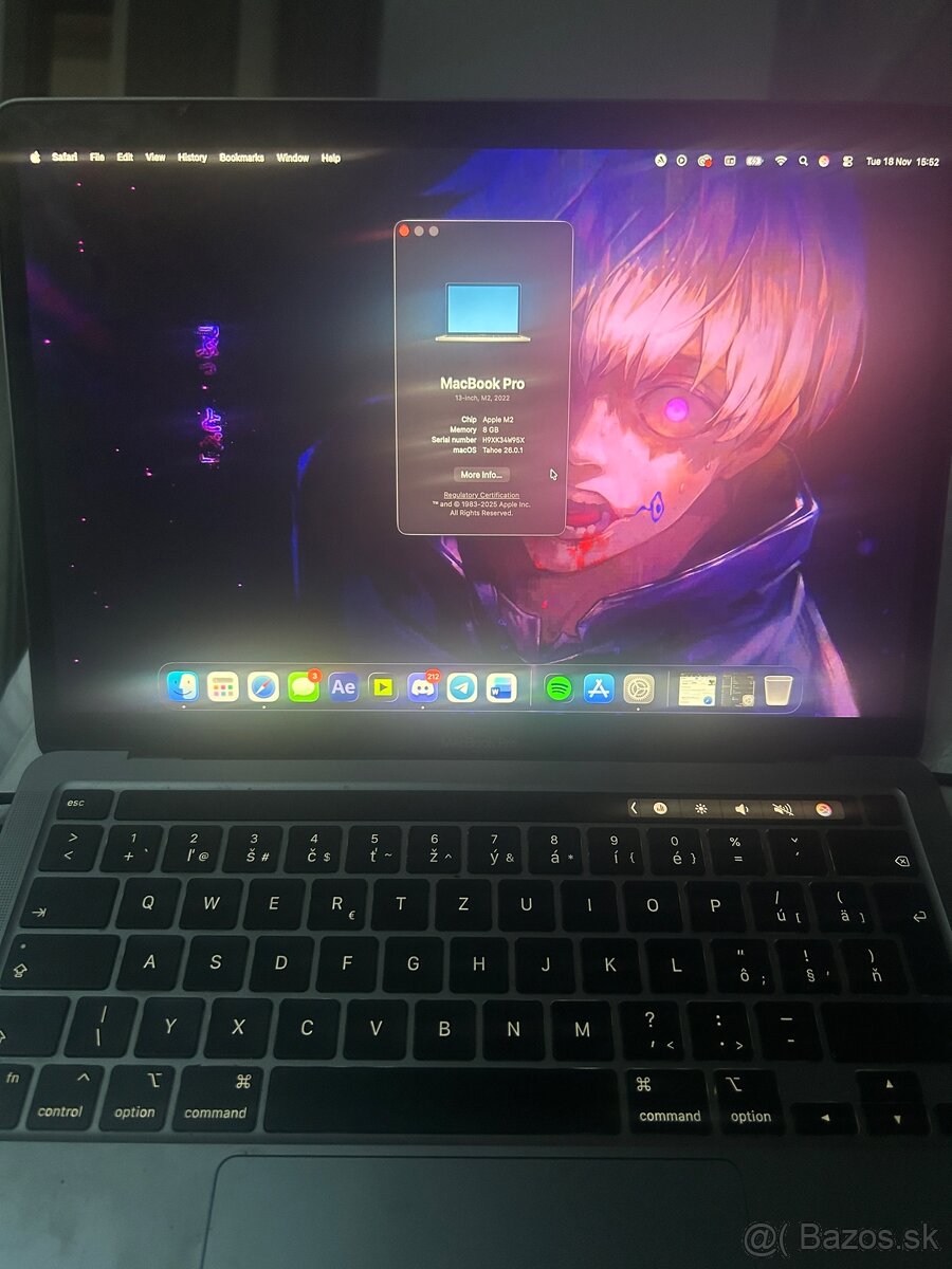 MacBook Pro 2022 13 palcový (8GB-256GB SSD) - 4