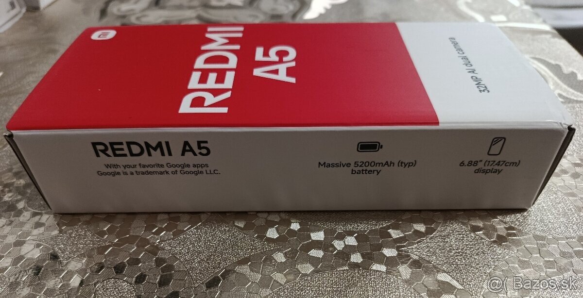 Nový Xiaomi Redmi A5, 8GB/128GB, Dual SIM, čierny - 4